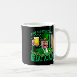 St Patrick's Day Geweldig weer Grappig Trump 3 Koffiemok