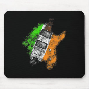 St Patricks Day Gitaar Ierse Vlag Elektrische Gita Muismat