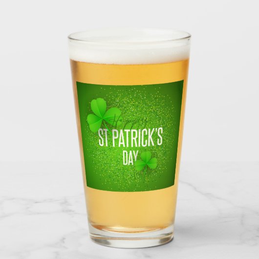 St Patrick's Day Glas (Voorkant gevuld)