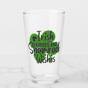St Patrick's Day Glass with Quote Glas
