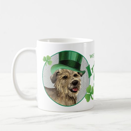 St. Patrick's Day Glen of Imal Terrier Koffiemok (Links)