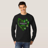 St Patricks Day Gnome Let Shenanigans Begin Shamro T-shirt (Voorkant volledig)