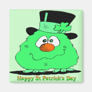 St Patrick's Day Gnome Magneet