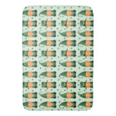 St Patricks Day Gnome Pattern Badmat (Voorkant Verticaal)