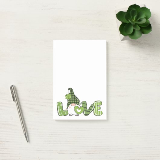 St. Patrick's Day Gnome Post-it® Notes (Kantoor)