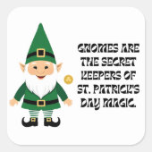 St. Patrick's Day Gnome Stickers (Voorkant)