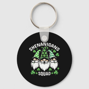 St Patricks Day Gnomes Shenanigans Squad 2024 Mann Sleutelhanger
