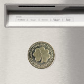 St. Patrick's Day  gouden munt Magneet (Insitu (Vaatwasser))