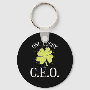 St. Patrick's Day Grafisch voor een CEO. Eén geluk Sleutelhanger