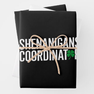 St. Patrick's Day-grapjurkcoördinator Inpakpapier Vel