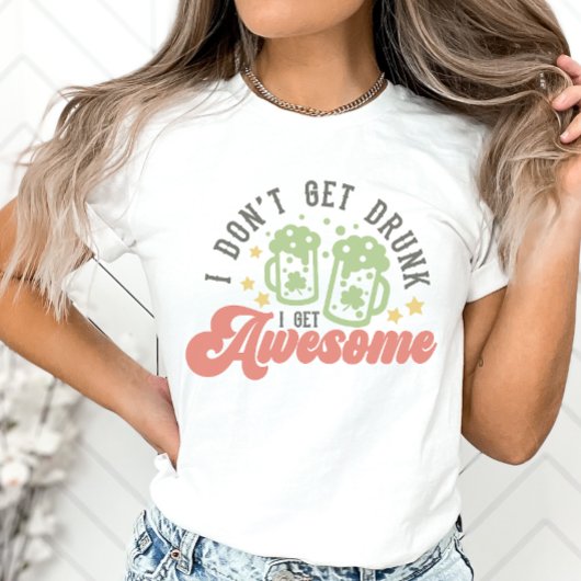 St. Patricks Day, grappig Drink T-shirt