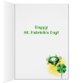 St. Patrick's Day Grappige Bug (Binnen (Rechts))