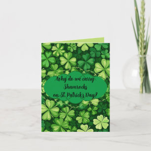 'St. Patrick's Day' Grappige Groet Kaart