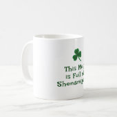 St. Patrick's Day, Grappige tekst en Shenanigans Koffiemok (Voorkant links)