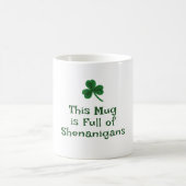 St. Patrick's Day, Grappige tekst en Shenanigans Koffiemok (Center)
