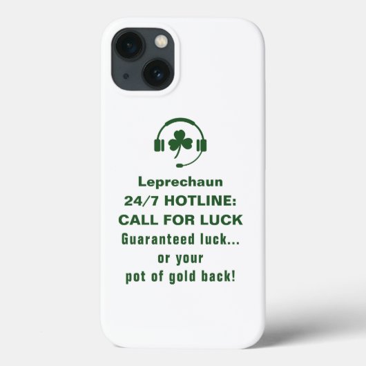 St. Patrick's day, grappige tekst Leprechaun Hotli Case-Mate iPhone Case (Achterkant)