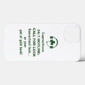 St. Patrick's day, grappige tekst Leprechaun Hotli Case-Mate iPhone Case (Achterkant (horizontaal))