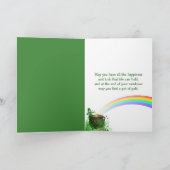 St. Patrick's Day Green Beer Feestdagen Kaart (Binnen)