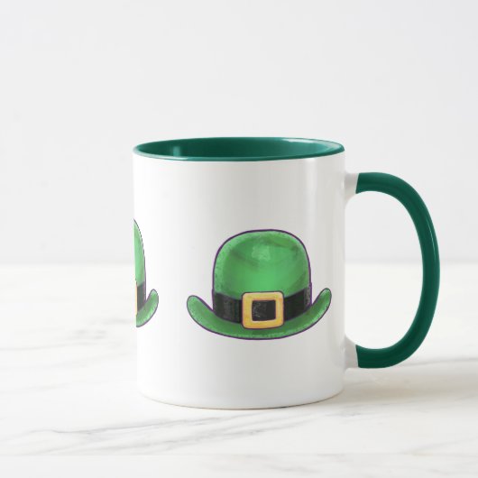 St Patrick's Day Green Derby Pet Mok (Rechts)