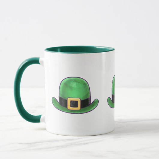 St Patrick's Day Green Derby Pet Mok (Links)