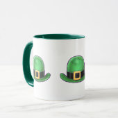 St Patrick's Day Green Derby Pet Mok (Voorkant links)