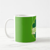 St. Patrick's Day Green Irish Print Mug (Gauche)
