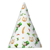 St. Patrick's Day Green Leprechaun Pattern Irish Feesthoedjes (Rechts)