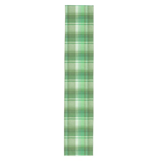 St. Patrick's Day Green Plaid Tafelloper (Voorkant)
