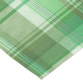 St. Patrick's Day Green Plaid Tafelloper (Hoek)