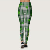 St. Patrick's Day Green Pset Tartan Pot of Gold Leggings (Achterkant)