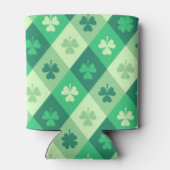 St Patricks Day Green Shamrock Clover Blikjeskoeler (Achterkant)