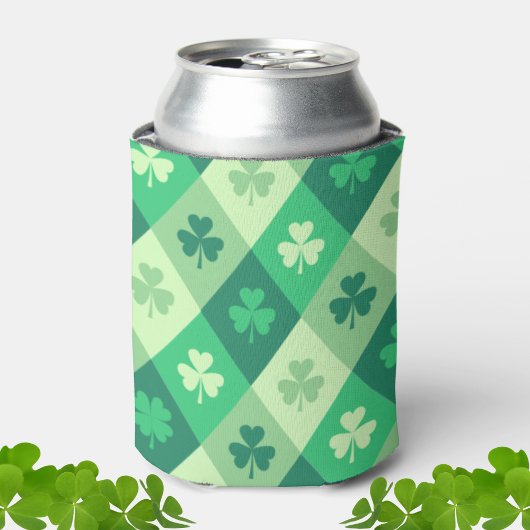 St Patricks Day Green Shamrock Clover Blikjeskoeler