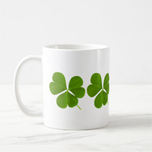 St. Patricks Day Green Shamrock Clover- mok koffie