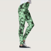 St Patrick's Day Green Shamrock Forest Leggings (Rechts)