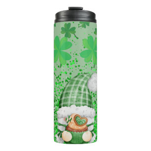 St Patrick's Day Green Shamrock Gnomes Thermosbeker