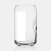 St. Patrick's Day Green Shamrock Lucky Clover Blikvorm Glas (Rechts)