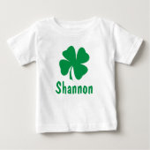 St. Patrick's Day Green Shamrock Persoonlijke naam (Voorkant)