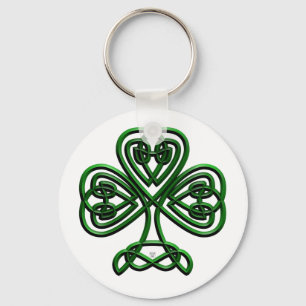 St Patricks Day Green Shamrock Sleutelhanger