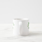 St. Patrick's Day Green Shamrock Vine Irish Party Espresso Kop (Achterkant)