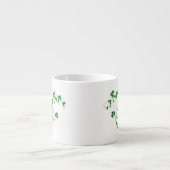 St. Patrick's Day Green Shamrock Vine Irish Party Espresso Kop (Voorkant)