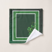 St. Patrick's Day Green Vine Shamrock Irish Party (Gant de toilette)
