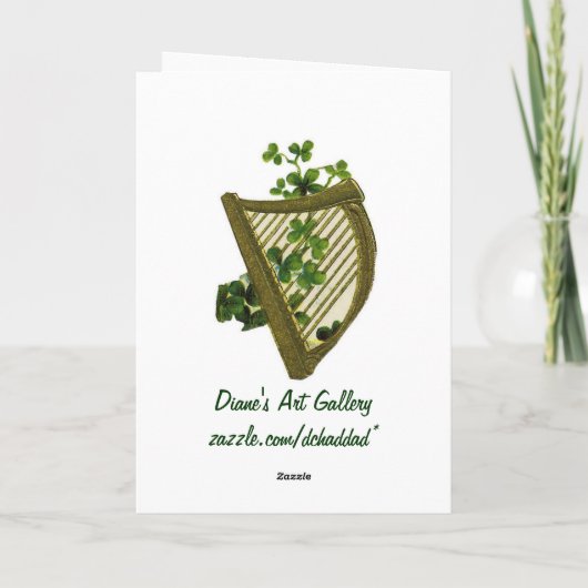 St Patrick's Day Greeting - Carte (Dos)