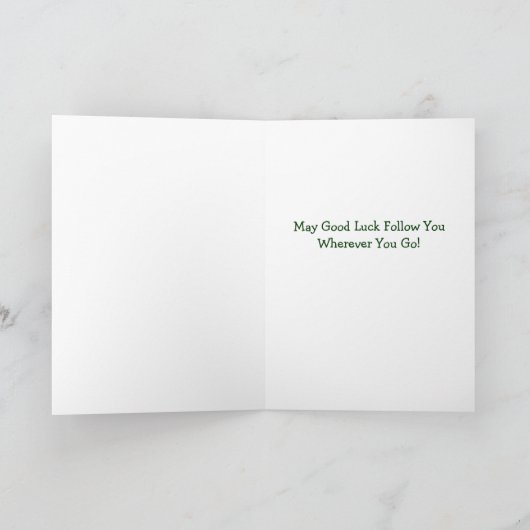 St Patrick's Day Greeting - Carte (Intérieur)
