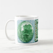 St. Patrick's Day Greeting tegen 2 Coffee Mok. Koffiemok (Links)