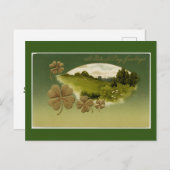 St. Patrick's Day Greetings Holiday Briefkaart (Voorkant / Achterkant)