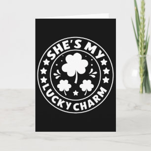 St. Patricks Day Groen Iers Zij Is Mijn Geluksbren Kaart