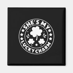 St. Patricks Day Groen Iers Zij Is Mijn Geluksbren Magneet