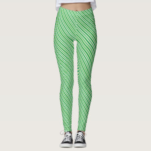 St. Patrick's Day Groen Strepen Patroon-54608 Leggings