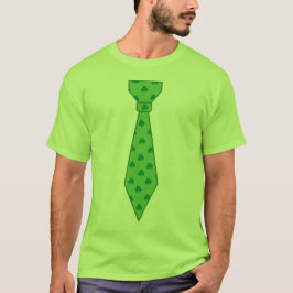 St. Patrick's Day Groen Stropdas T-shirt