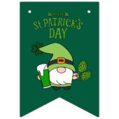 St. Patrick's Day Groene en Oranje Bunting Banner (Eerste vlag)